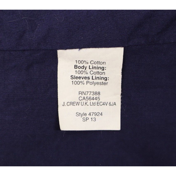 J. Crew Liberty London Women's Blazer June's Meadow Floral Schoolboy Sz 4 - Picture 8 of 10